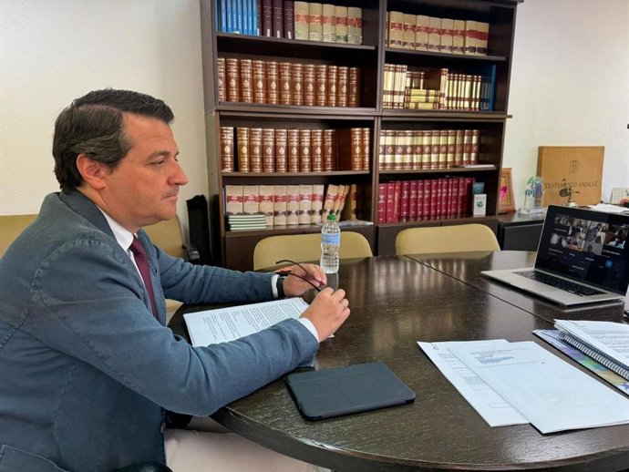 El presidente de la Federación Andaluza de Municipios y Provincias (FAMP), José María Bellido.