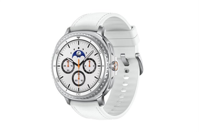 Relógio Galaxy Watch8 Classic na cor branca