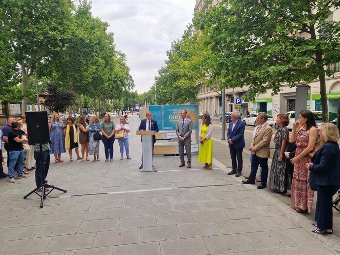 Inauguración de la muestra sobre el Hospital Nuestra Señora de Gracia de Zaragoza.