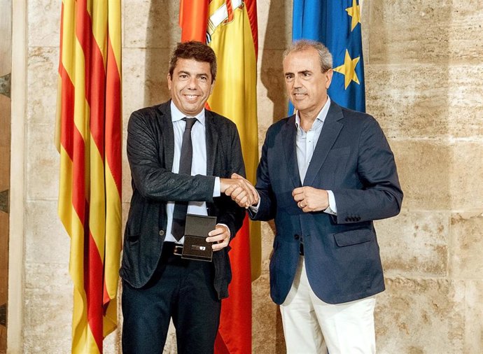 Archivo - Carlos Mazón y Fernando Móner