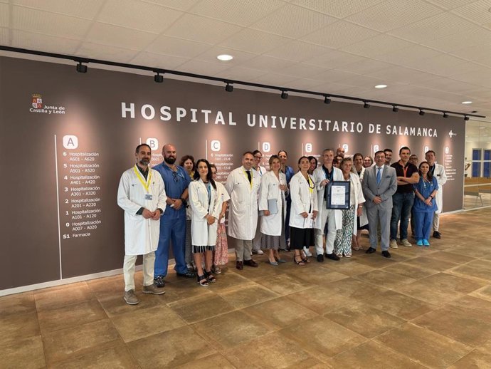 La central de Esterilización del Hospital de Salamanca consigue la certificación internacional ISO 9001.