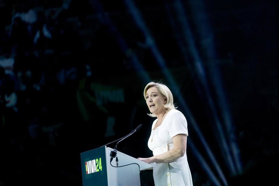 Archivo - La líder ultraderechista de Agrupación Nacional, Marine Le Pen