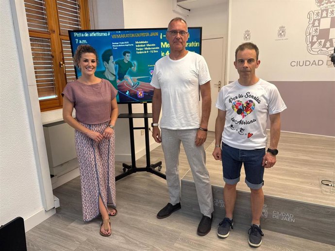 Presentación del VII Maratón en Pista Ciudad de Jaén.