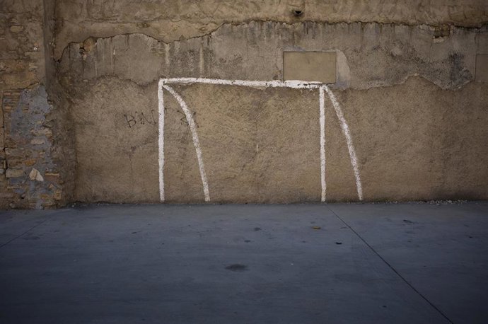 España, provincia de Albacete, Hellín. Entorno de la estación de tren.