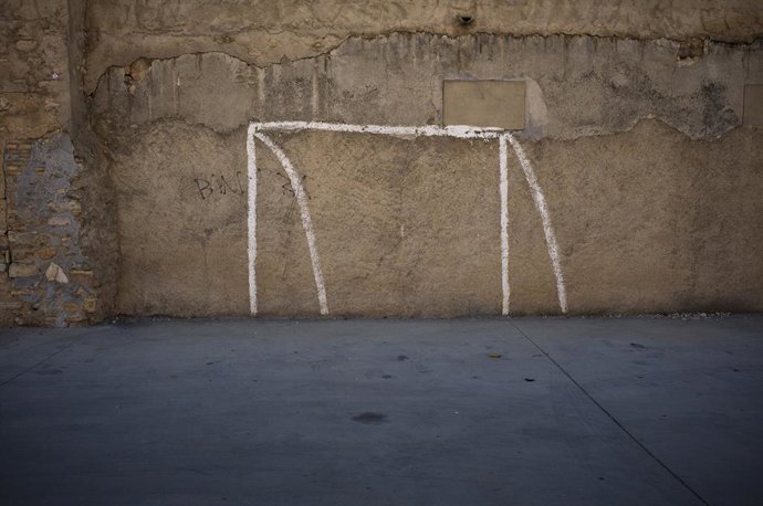 España, provincia de Albacete, Hellín. Entorno de la estación de tren.