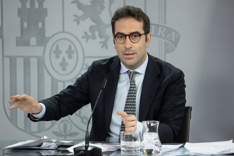 El ministro de Economía, Comercio y Empresa, Carlos Cuerpo