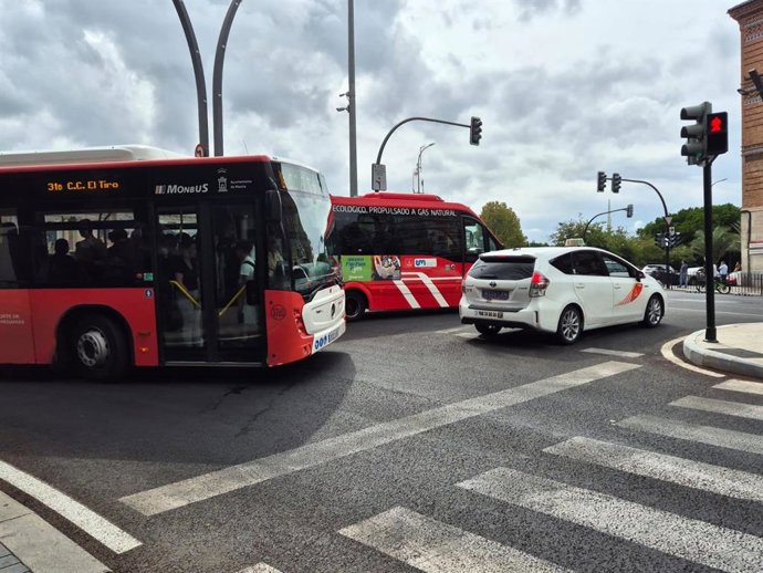 Archivo - Transporte públicos en Murcia