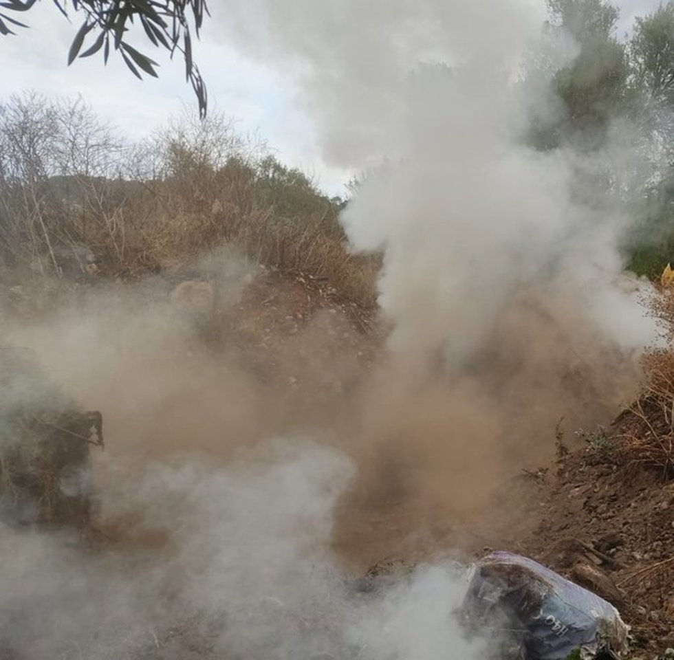 Incendio en Algaida