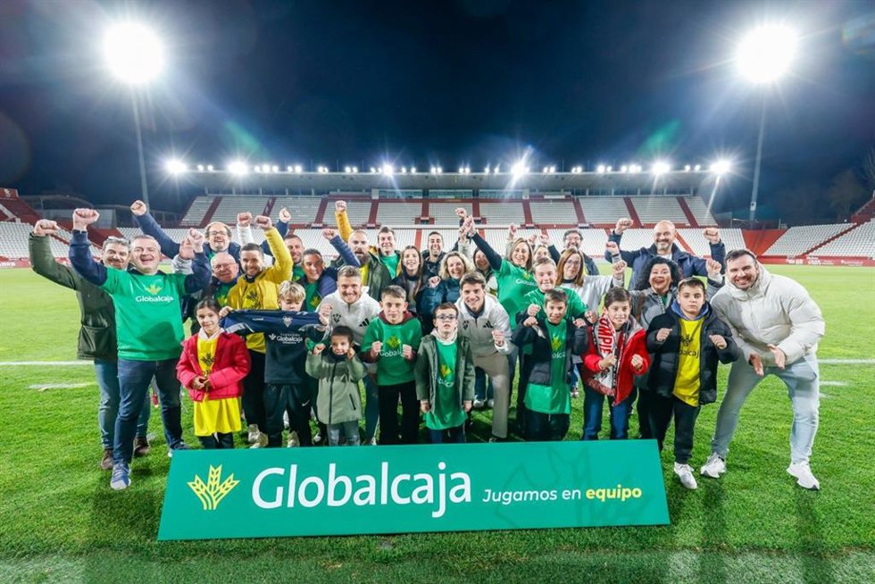Archivo - Encuentro con jugadores del Albacete Balompié.