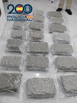 Droga incautada en una operación policial