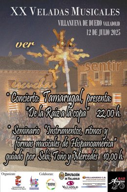 Villanueva de Duero acoge este sábado sus XX Veladas Musicales, en esta ocasión con sonidos latinoamericanos.