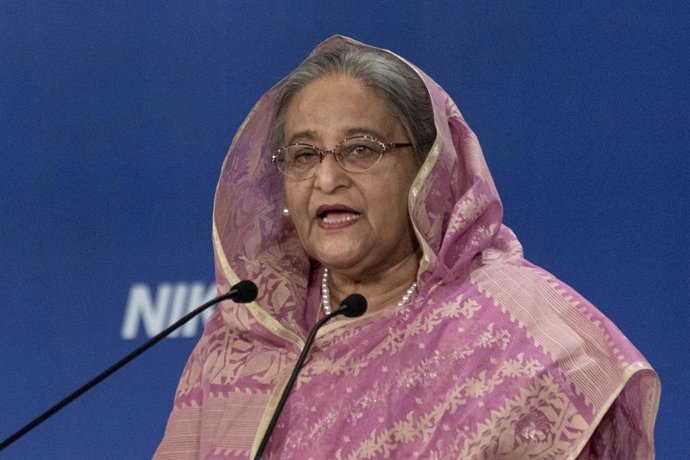 Archivo - Arquivo - Ex-primeira-ministra de Bangladesh, Shaykh Hasina