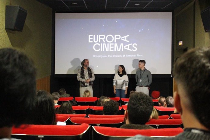 Archivo - Participantes del laboratorio de Europa Cinemas en la edición de 2023 de Seminci.