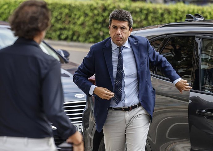 El president de la Generalitat, Carlos Mazón, assistix a l'acte commemoratiu del XXVIII aniversari del l'asesinat  de Miguel Ángel Blanco