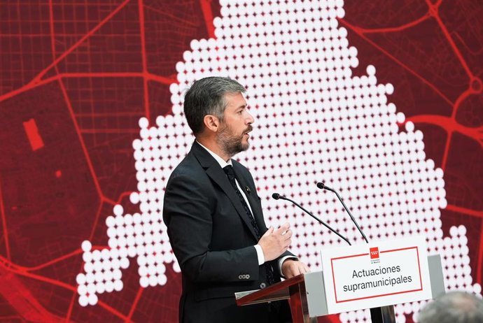 Imagen de recurso del consejero de Presidencia, Justicia y Administración Local, Miguel Ángel García Martín, en un acto celebrado en la Real Casa de Correos