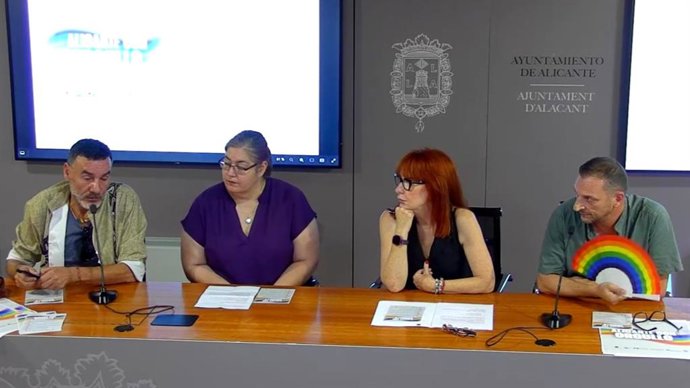 Rueda de prensa de presentación de la semana 'Alicante con orgullo'