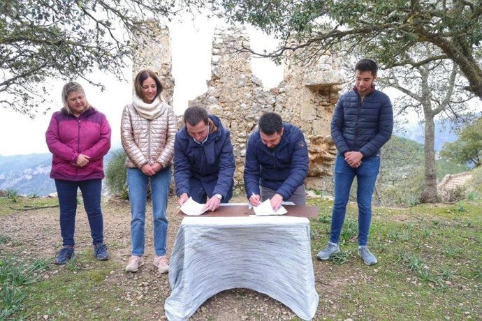 Visita institucional al Castell d'Alaró