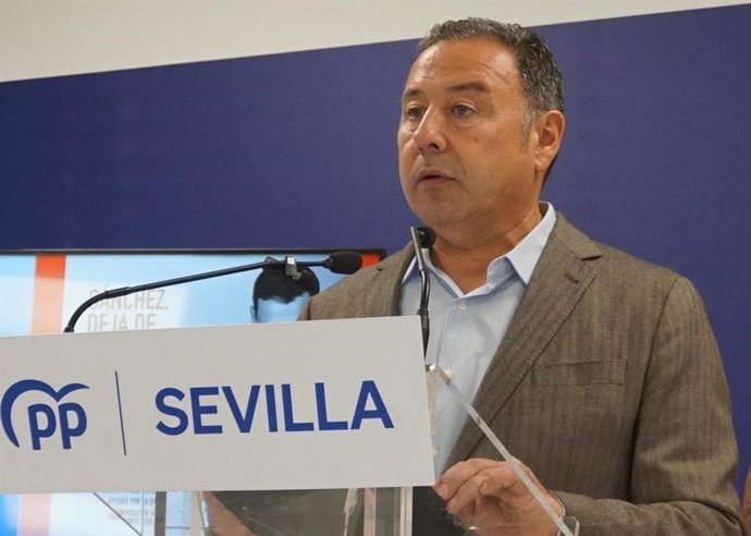 El presidente del PP de Sevilla, Ricardo Sánchez.