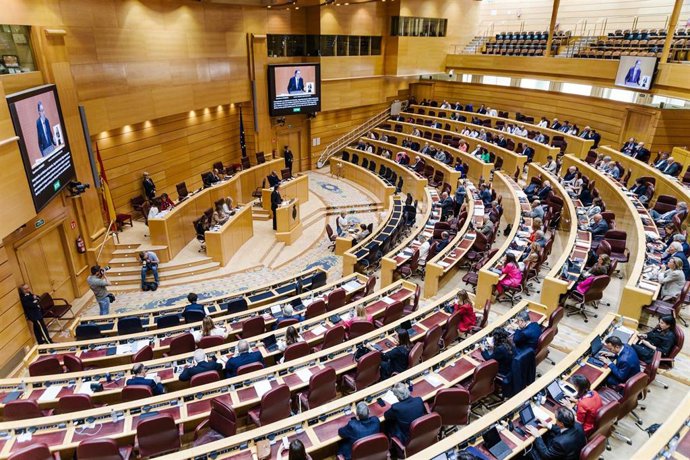 Archivo - Vista del hemiciclo del Senado a 20 de mayo de 2025, en Madrid (España). 