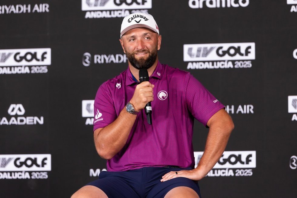Imagen de archivo del golfista español Jon Rahm