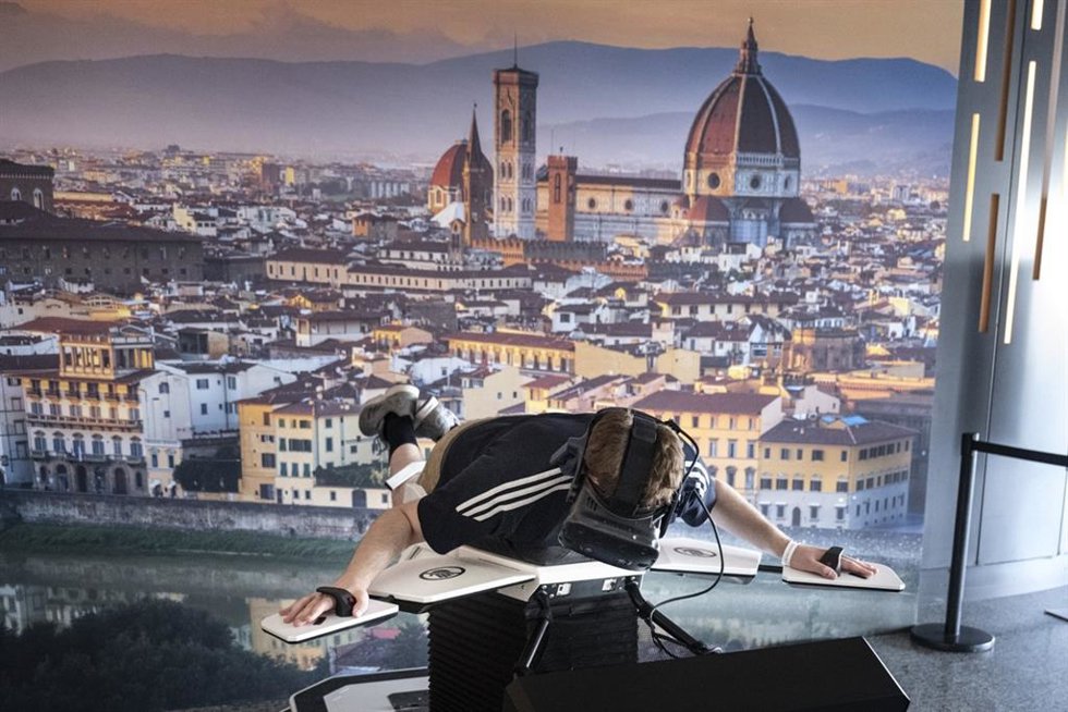 Más de 5.400 visitantes han 'sobrevolado' Florencia en el simulador de realidad virtual del Museu de les Cincies