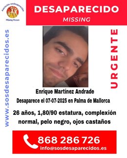 Desaparecido en Palma