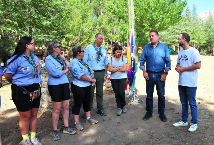 Visita de la Junta a la ZAC de Florencia en el Parque Natural Sierra de Huétor