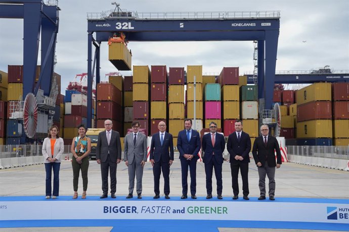 Inauguració de l'ampliació de la terminal Hutchison Ports Best
