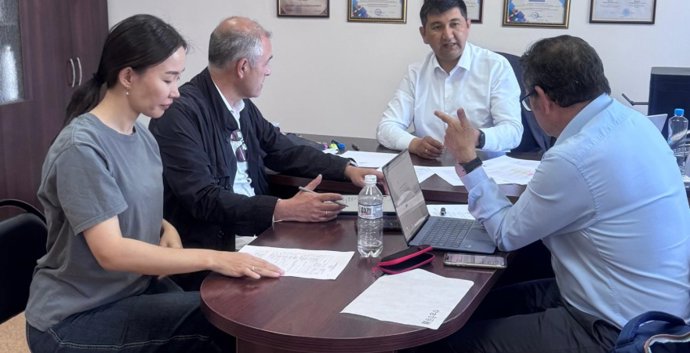 Uno de los encuentros celebrados en la Universidad Tecnológica de Karaganda (KTU), en Kazajistán