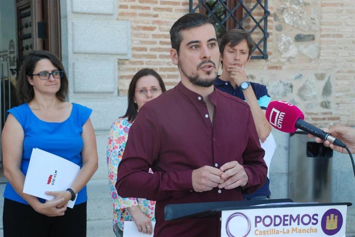 El coordinador de Podemos Castilla-La Mancha, José Luis García Gascón