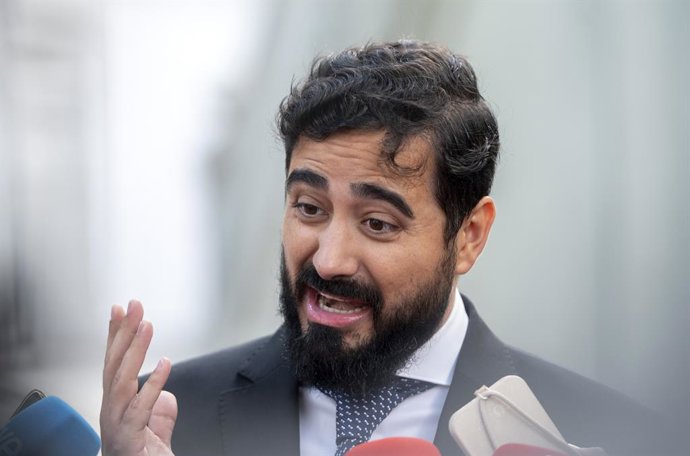 Archivo - El eurodiputado y líder de Se Acabó La Fiesta (SALF), Luis 'Alvise' Pérez, a su llegada al Tribunal Supremo, a 5 de junio de 2025, en Madrid (España). Alvise está citado para prestar declaración voluntaria ante el Tribunal Supremo (TS), en el ma