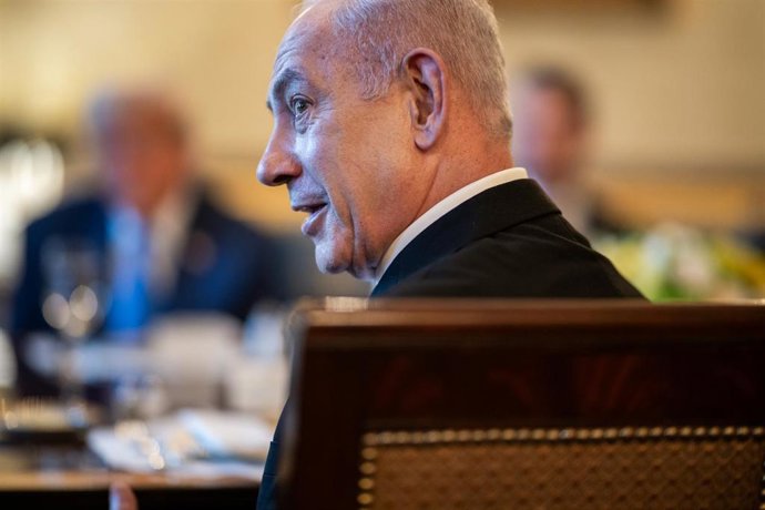 Imagen de archivo del primer ministro de Israel, Benjamin Netanyahu