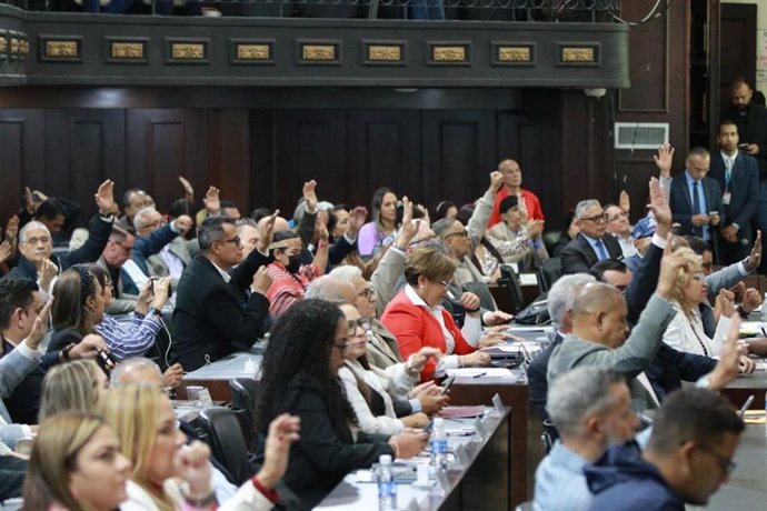 Votação na Assembleia Nacional da Venezuela