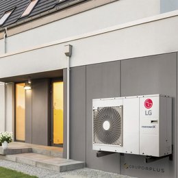 Una bomba de calor de LG con mantenimiento preventivo