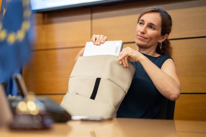 La ministra de Sanidad, Mónica García, preside el Pleno ordinario del Consejo Interterritorial del Sistema Nacional de Salud (CISNS), en la sede del Ministerio, a 4 de julio de 2025, en Madrid (España). 