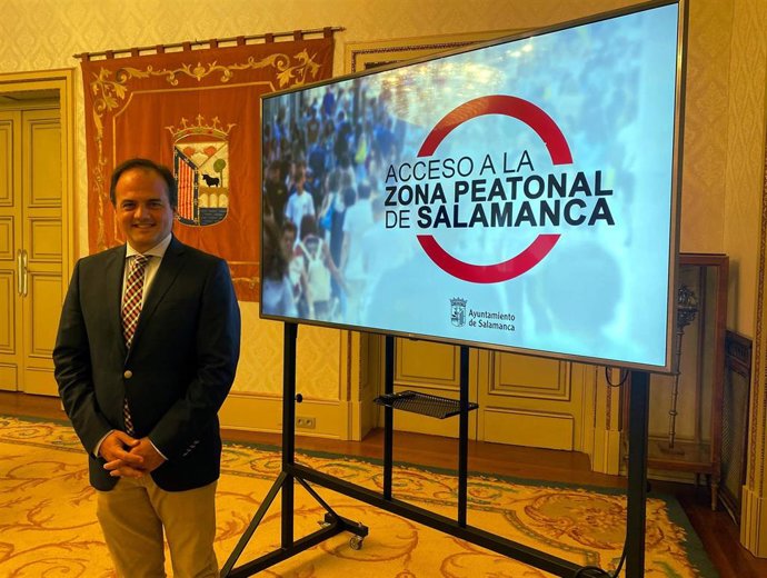 El concejal de Tráfico del Ayuntamiento de Salamanca, Ángel Molina.