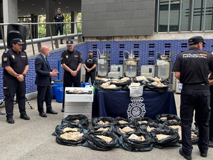 Material decomisado.