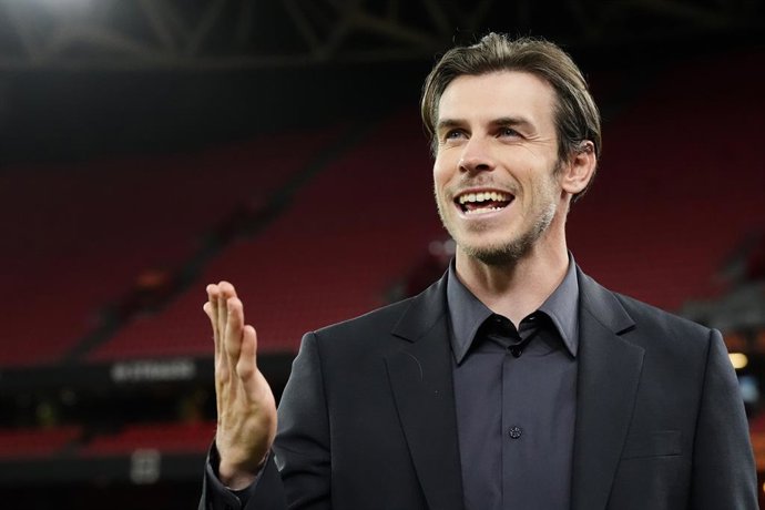 Archivo - FILED - 21 May 2025, Spain, Bilbao: Gareth Bale is pictured during the UEFA Europa League final occer match at the Estadio de San Mames in Bilbao.  Gareth Bale is part of a US investment group in talks over a buyout of League One club Plymouth. 