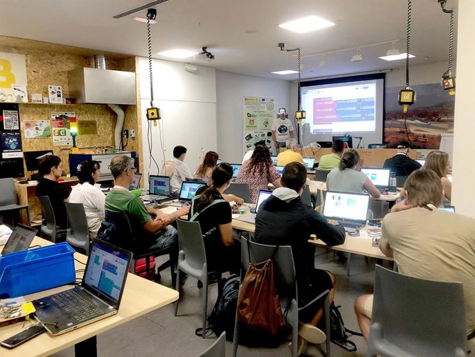 Participantes en el campamento de verano de Esero