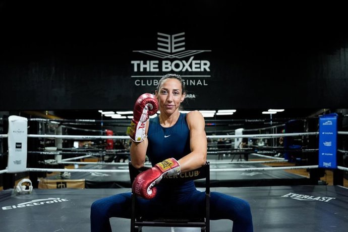 Archivo - La boxeadora Jennifer 'Tormenta' Miranda posa para Europa Press en The Boxer Club - Principe de Vergara.