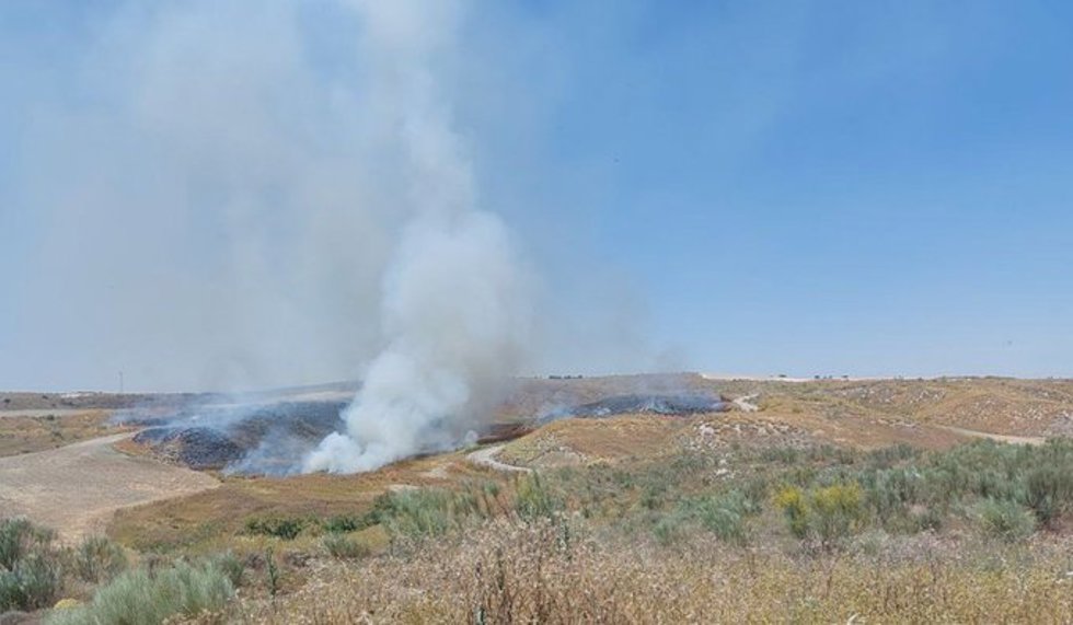 Archivo - Incendio en Borox (Toledo).