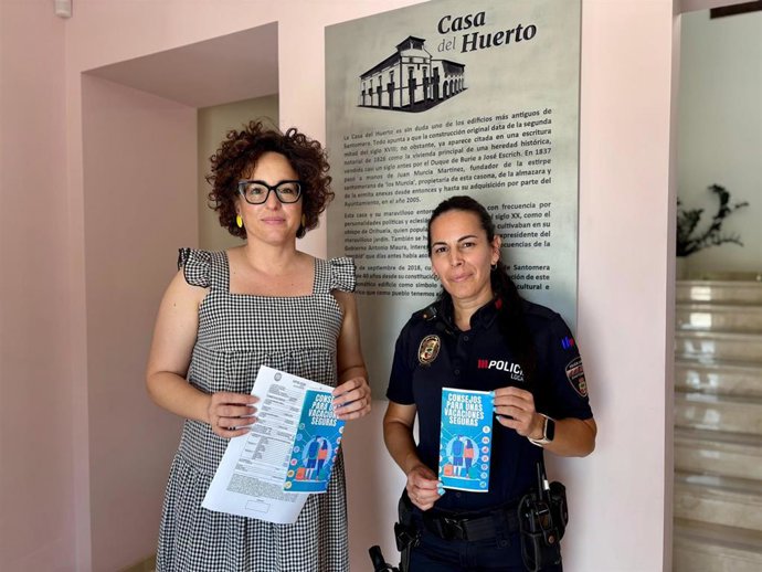 Imagen de María José Gil, concejal de Seguridad Ciudadana, durante la presentación del Plan Municipal de Protección de Viviendas.