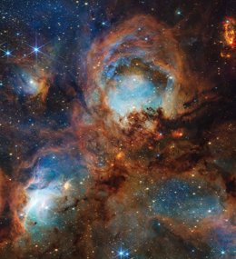 La vista de la nebulosa Pata de Gato