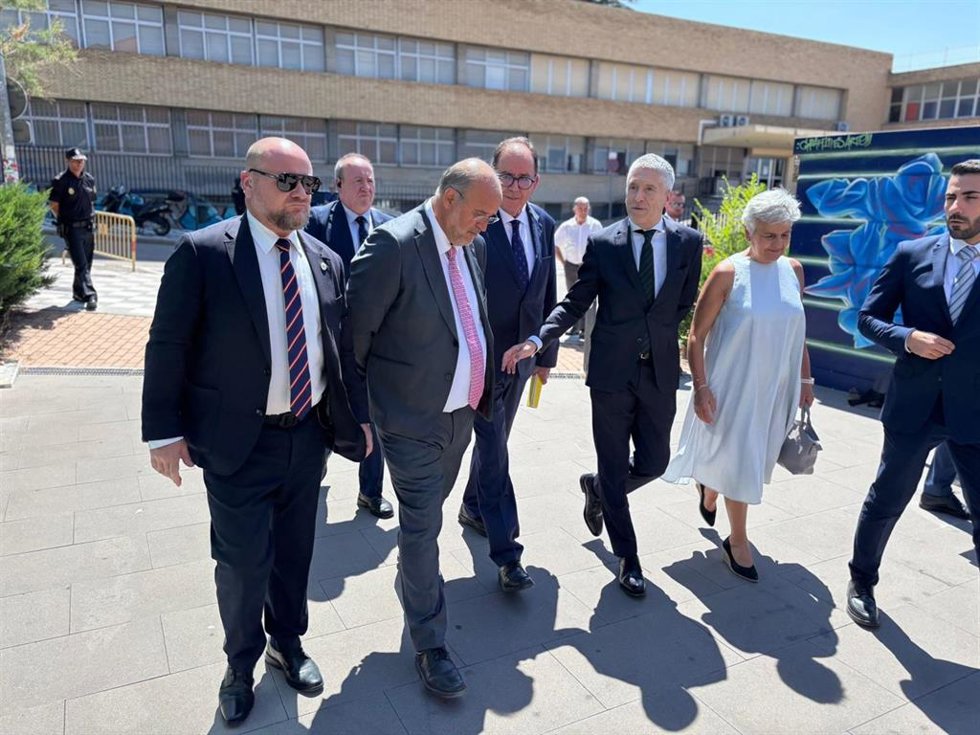 El ministro del Interior, Fernando Grande-Marlaska, en Cuenca
