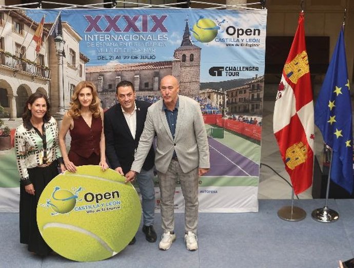 Presentación de la XXXIX edición del Open Castilla y León Villa de El Espinar.