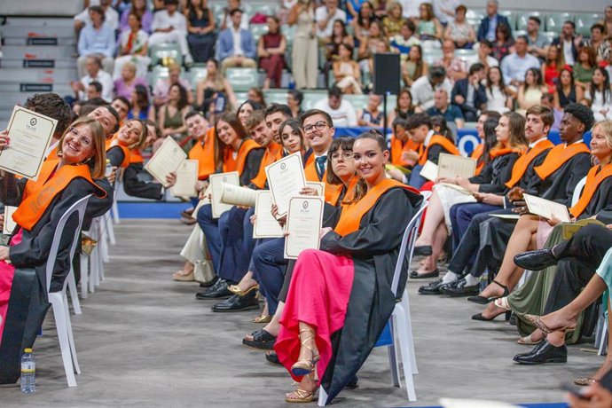 En la imagen, detalle de una de las graduaciones celebradas este curso 2024-25