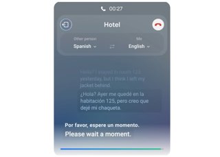 Traducción en tiempo real de Galaxy AI