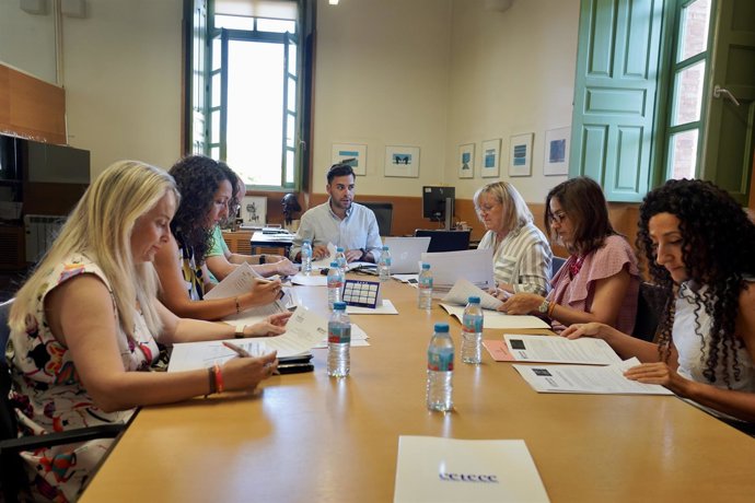Imagen de la reunión de Alimentos de Valladolid de este viernes