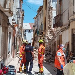 Fallece un operario y otro resulta herido en el derrumbe de una vivienda en Ontinyent