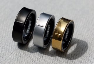 Archivo - Galaxy Ring de Samsung en tres colores